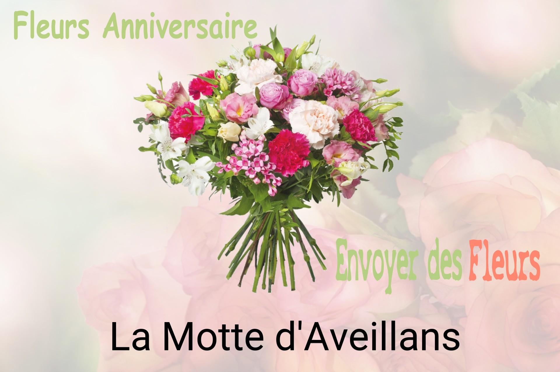 Bouquet de fleurs d’anniversaire livré à La Motte-d'Aveillans