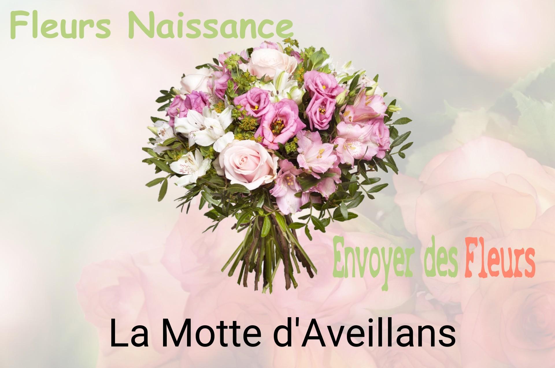 Bouquet de fleurs de naissance livré à La Motte-d'Aveillans