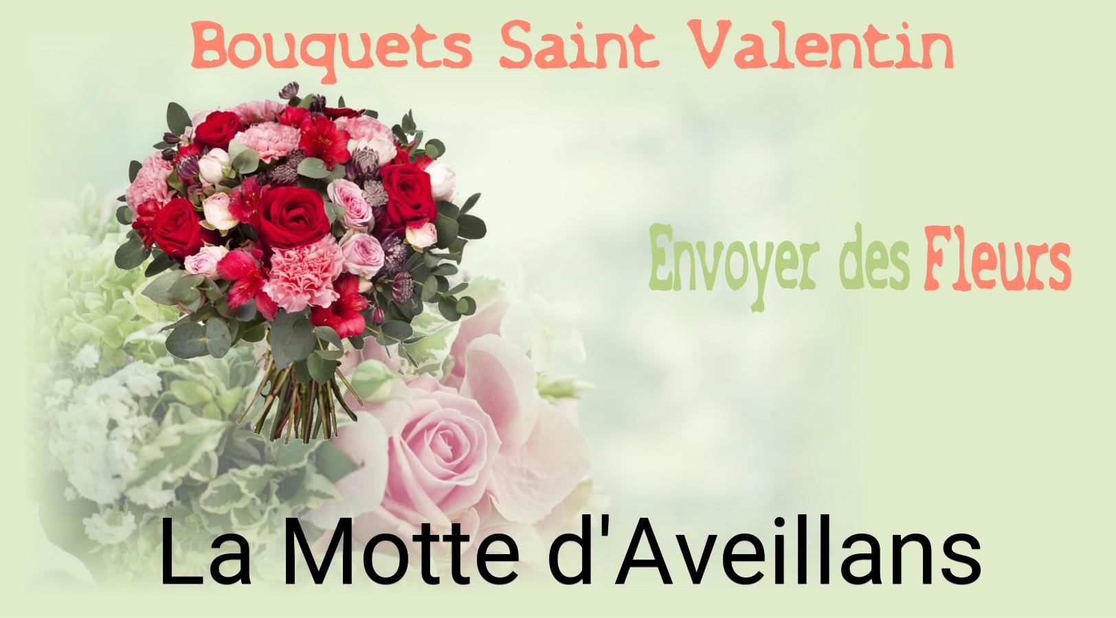 Roses de Saint-Valentin livrées à La Motte-d'Aveillans